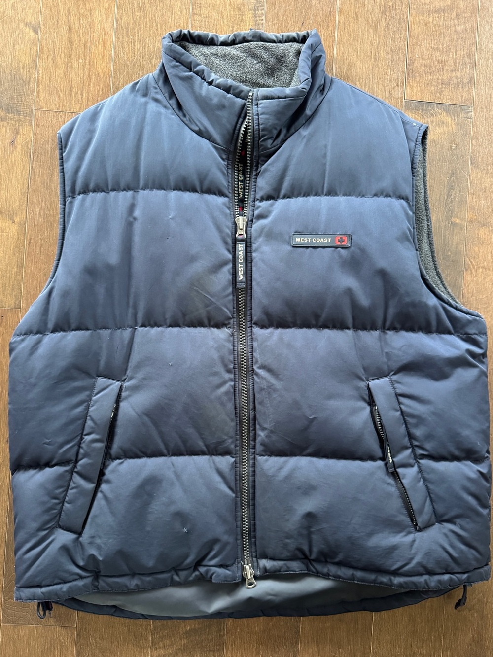 Men's Navy Quilted Puffer Vest